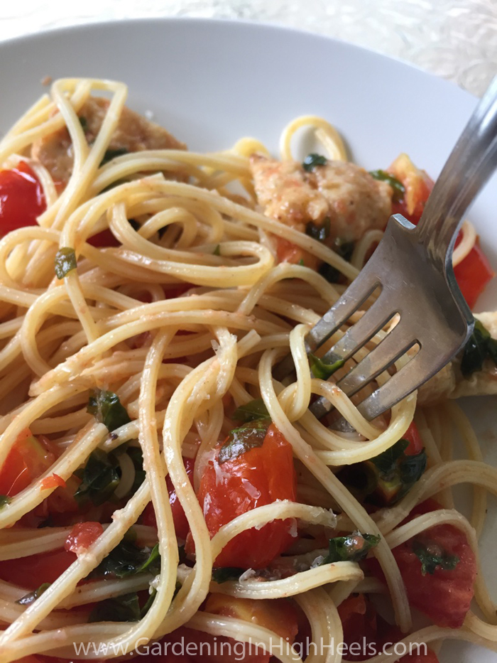 Jamie Oliver's summer tomato and herb pasta