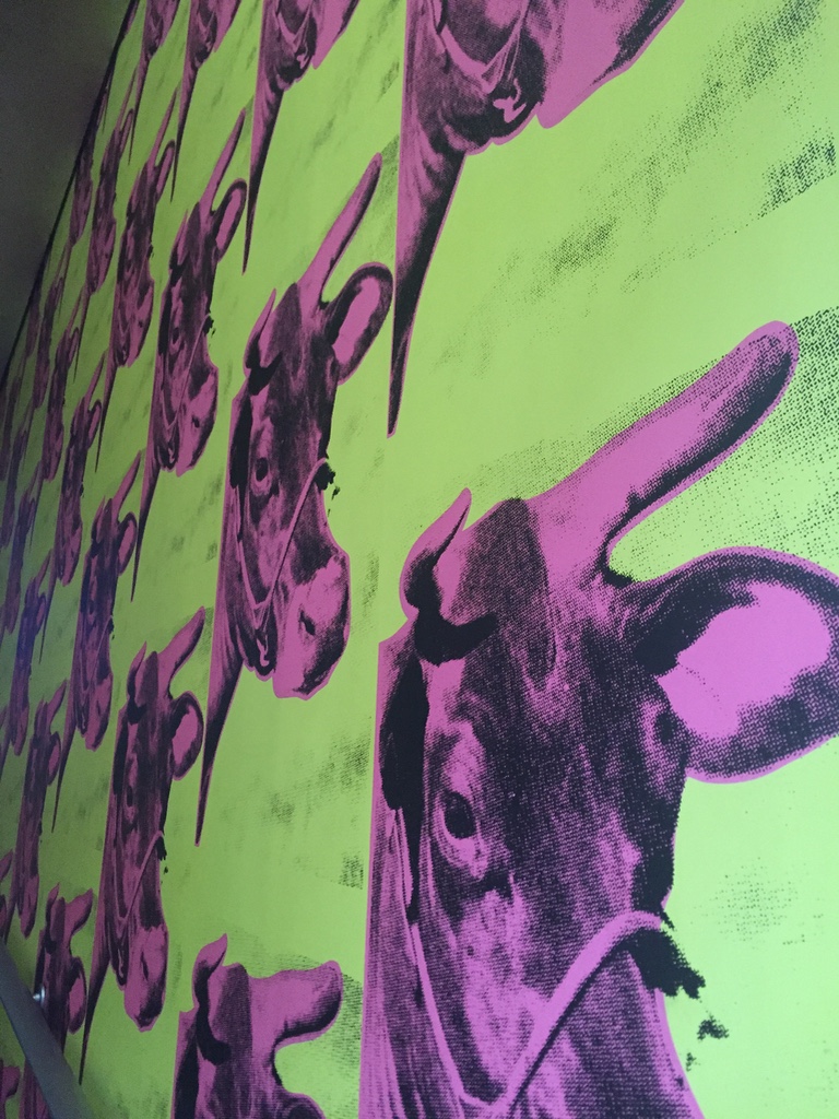 The Andy Warhol Musuem cow wallpaper is so cool! I need this in my house.