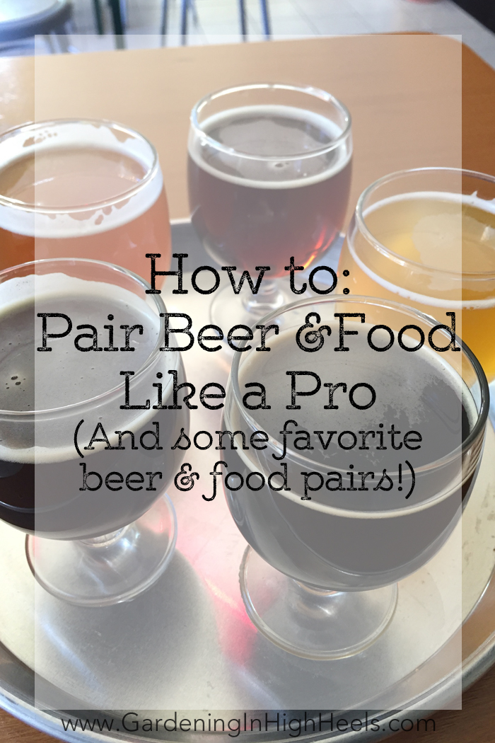 Get crafty with beer and food pairings! Pairing craft beer food is easier than I thought. Great beer recommendations, too!