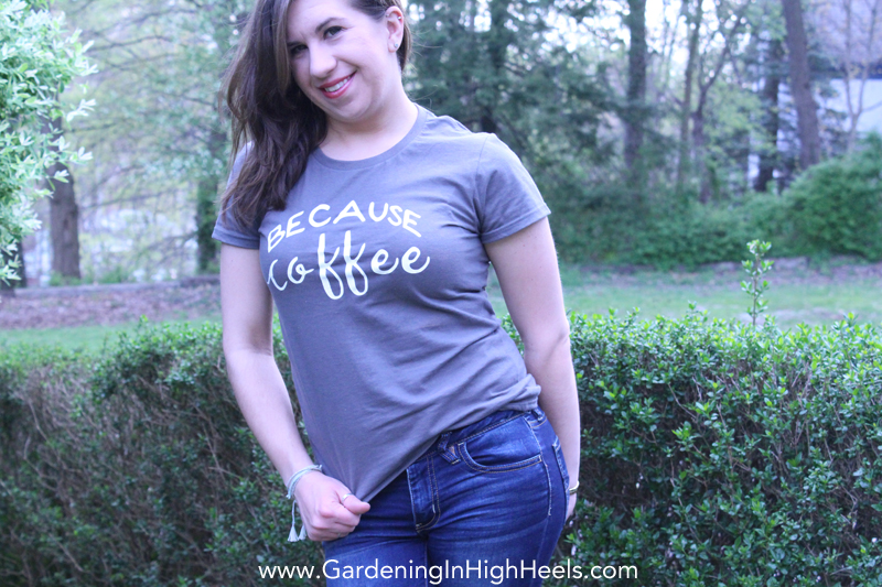 Thread and Grain makes the cutest shirts! Love this Because Coffee tee!