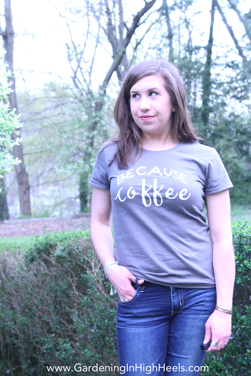 Because Coffee t-shirt by Thread & Grain. So cute and perfect for anyone who needs coffee to function!