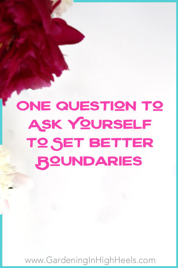 Setting boundaries doesn't have to be a hard and fast yes or no. It's all about honoring your intentions and asking yourself one simple question. So helpful to look at it this way!